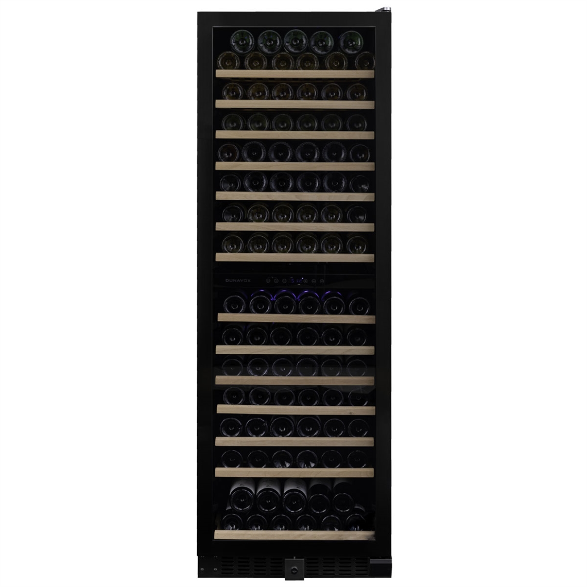 Dunavox Wine Cabinet Grande - 2-Temperature Freestanding - Black DX-166.428DBK