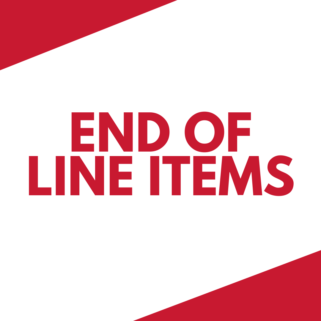 View more end of line items from our End of line items range