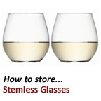 How to Store Stemless Wine Glasses