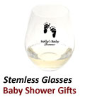 Why Personalised Stemless Wine Glasses Are Great For Baby Showers