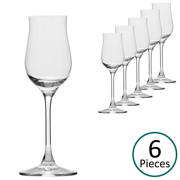 Glass & Co In Vino Veritas Schnapps/Spirit Glasses - Set of 6