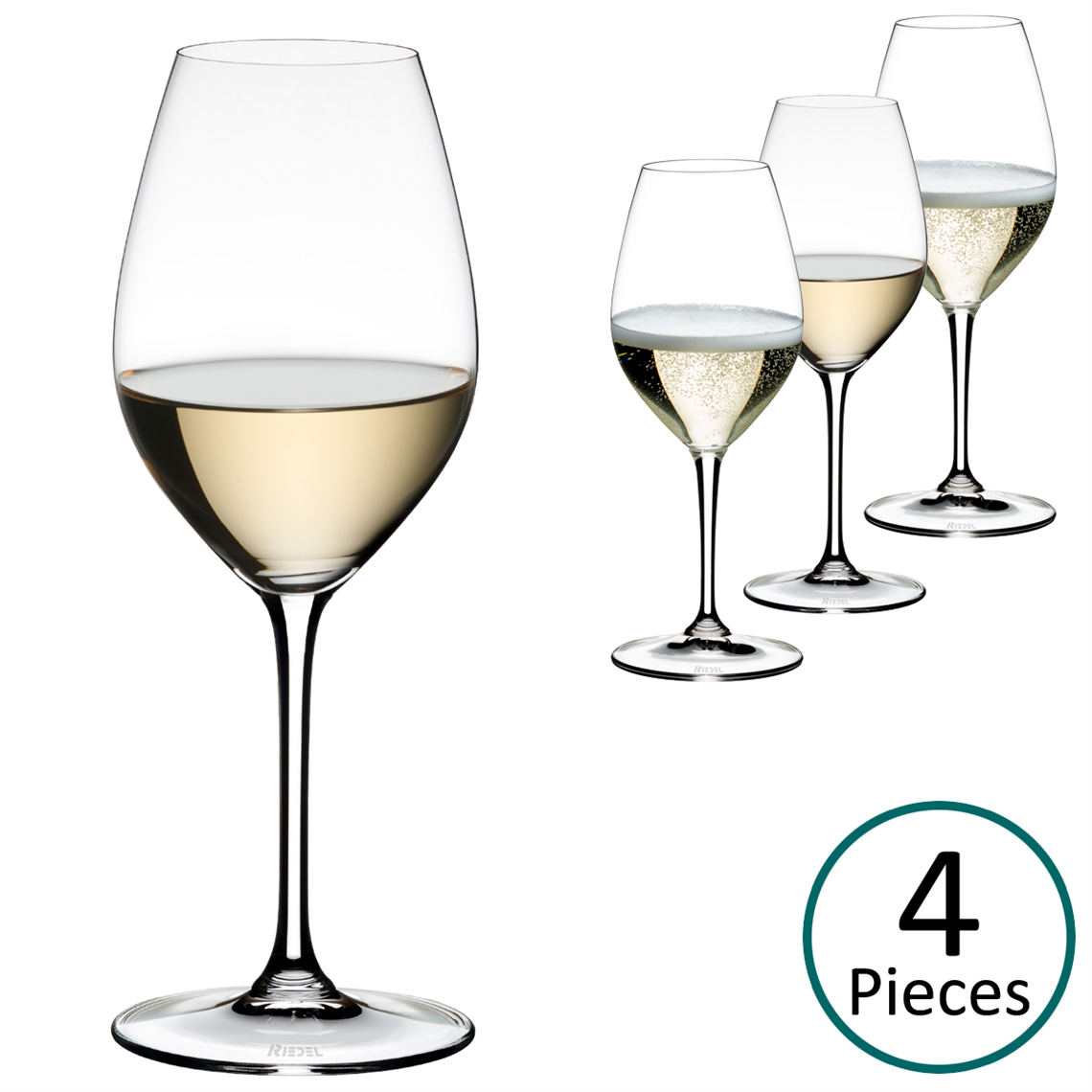 Riedel Wine Friendly White Wine / Champagne Glass 003 - Set of 4 - 6422/03