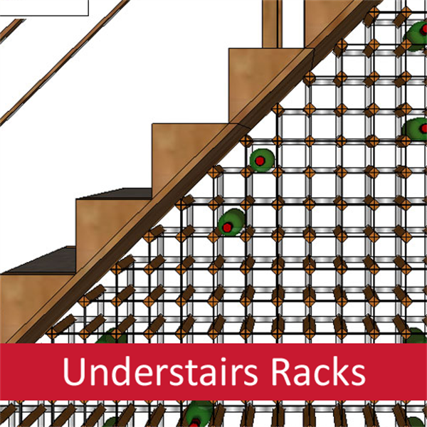 Under Stairs Wine Racks