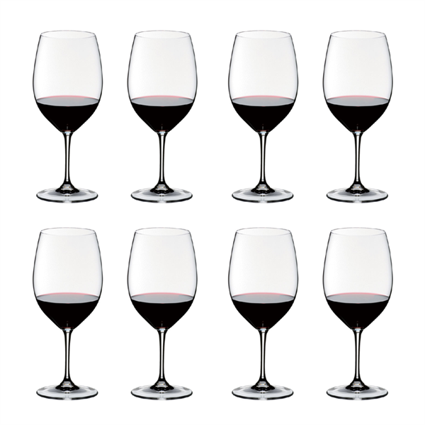 Riedel Vinum Bordeaux / Cabernet Sauvignon / Merlot Glass - Set of 8 - 7416/0