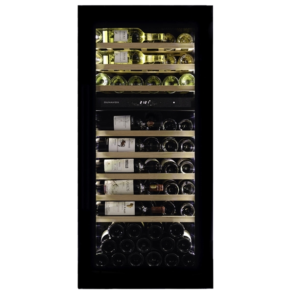 Dunavox Wine Cabinet Glance - 2-Temperature Slot-In - Black DAVG-72.185DB.TO