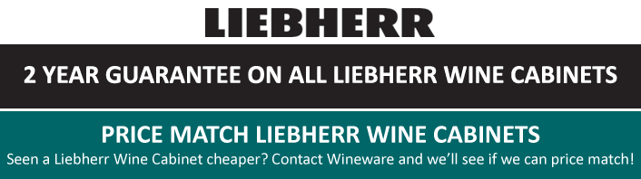 2 year guarantee on all Liebherr Wine Cabinets