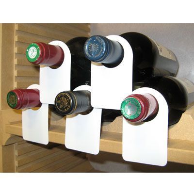 Plastic Wine Bottle Neck Tags - Set of 24