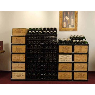 Wine Bottle Collection Case Rack - Assembly Foot Double