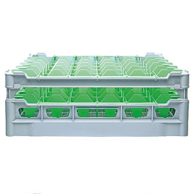 Fries Glass Washer Tray 500 x 500mm - 36 Glasses - 74mm Cell