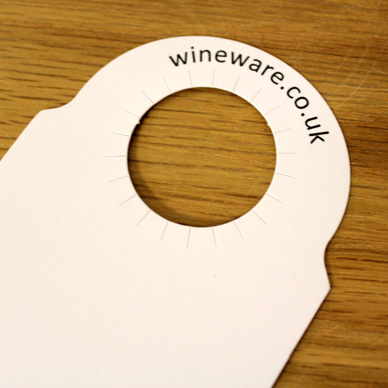 Wineware Card Wine Bottle Neck Tags - Set of 100
