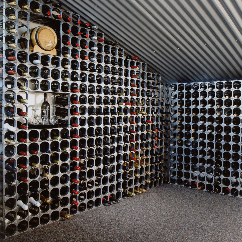 CellarStak 35 / 36 Bottle Plastic Wine Rack - Black
