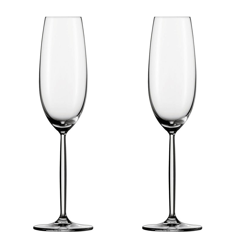 Schott Zwiesel Diva Champagne & Sparkling Wine Glasses / Flute - Set of 2