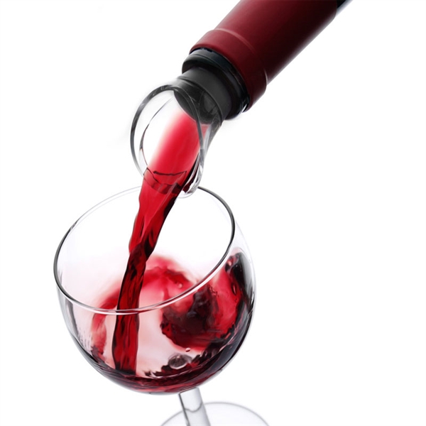 Vacu Vin Wine Pourer / Server - Clear - Set of 2