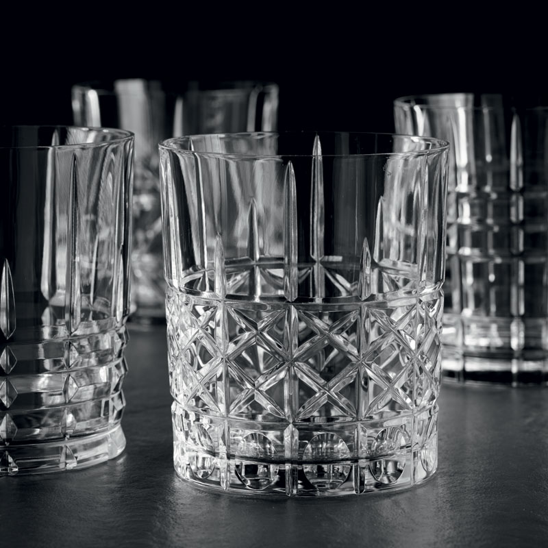 Nachtmann Highland Cut Glass Whisky Tumbler - Set of 4