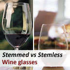 Stemmed vs. Stemless wine glasses