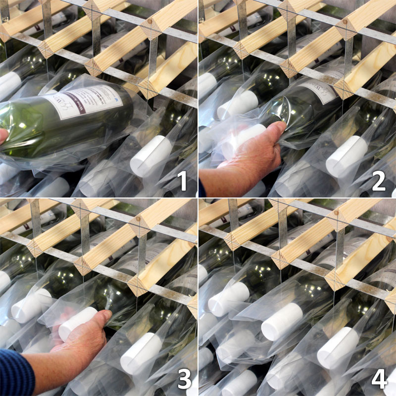 Standard Wine Bottle Cellar Sleeves / Bags - Set of 500