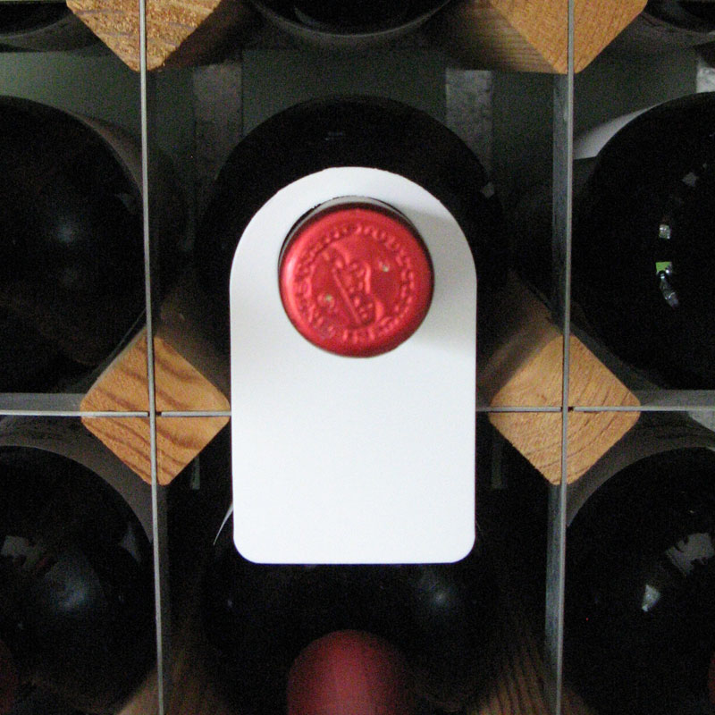 Plastic Wine Bottle Neck Tags - Set of 100
