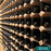 Fully Assembled Wooden Wine Rack - Natural Pine & Galvanised Steel 192 Bottles - 12 x 15