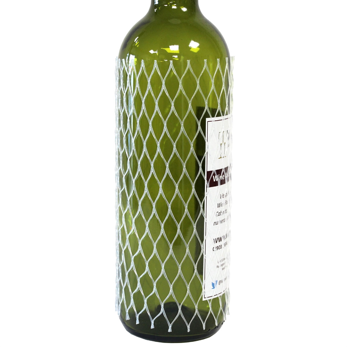 Wine Bottle Protector Sleeves Mesh Net Polyethylene - Set of 100