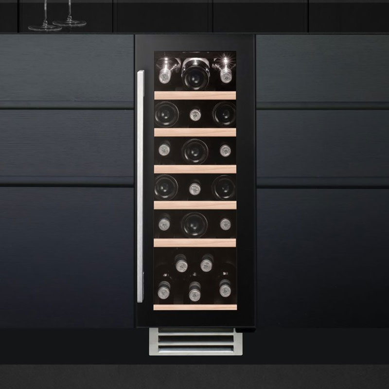 Caple Wine Cabinet Sense - Single Temperature Slot-In - Black Wi3126