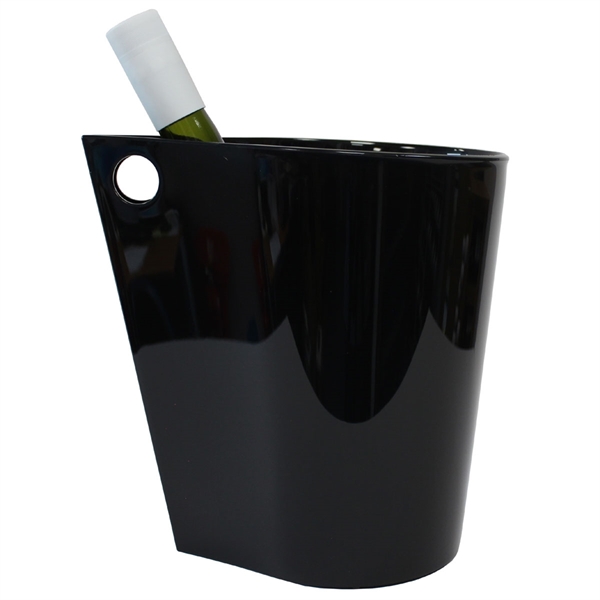 Wineware Modern Wine & Champagne Cooler / Ice Bucket - Black