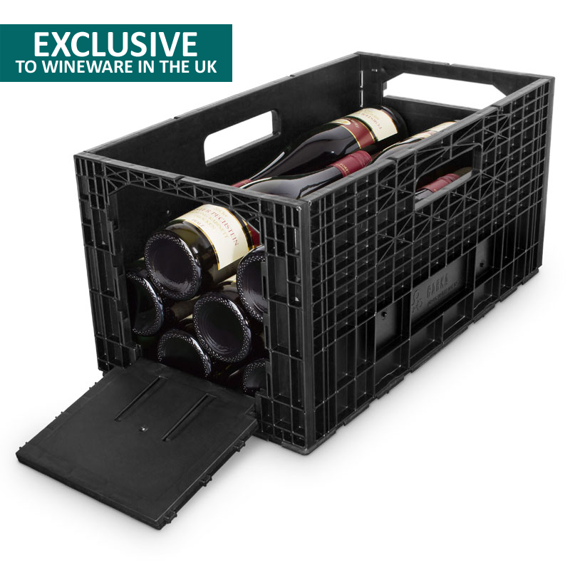 ISOCO Wine Box Wine Storage - 1 Box (12 Bottle Capacity)