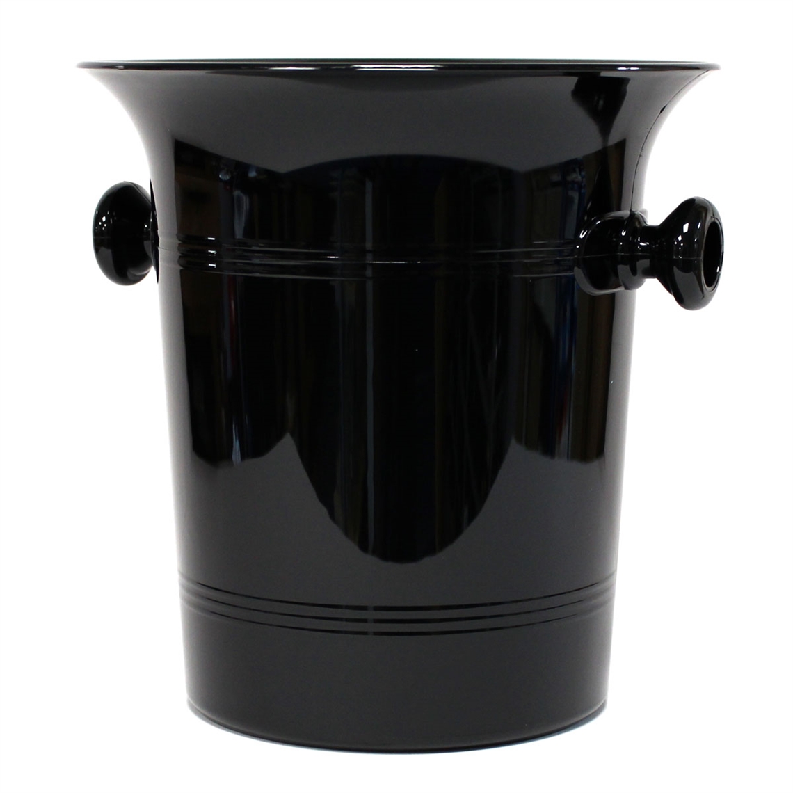 Plastic Wine & Champagne Cooler / Ice Bucket - Black