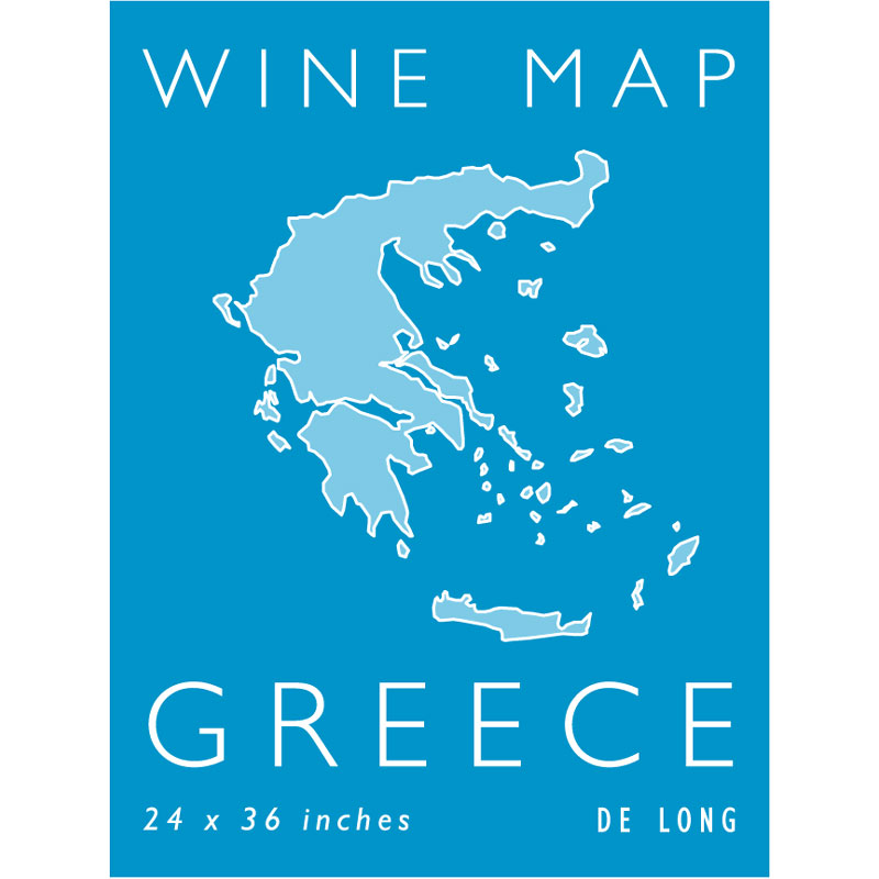 De Long’s Wine Map of Greece - Wine Regions