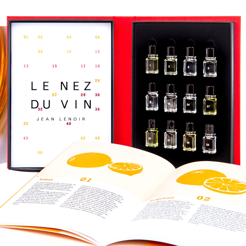 Le Nez Du Vin - 12 Aromas White Wine and Champagne - Aroma Kit