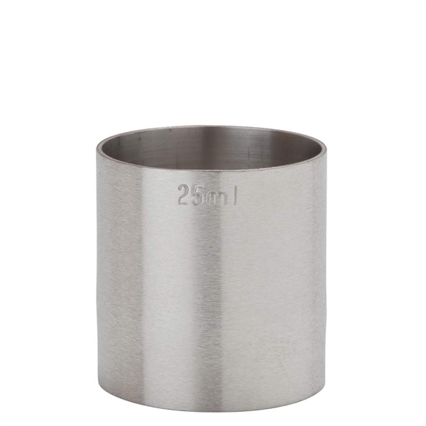 Professional Stainless Steel Thimble Bar Spirit Measure 25ml