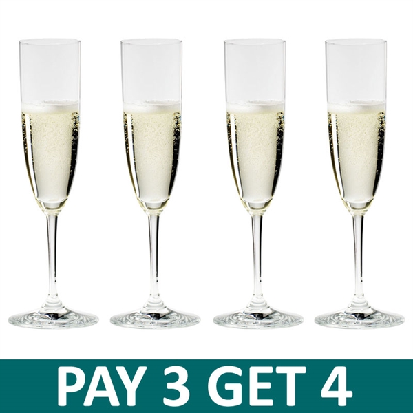 Riedel Vinum Champagne Glasses / Flute - Pay 3 Get 4