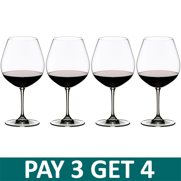 Riedel Vinum Burgundy / Pinot Noir Glass - Pay 3 Get 4