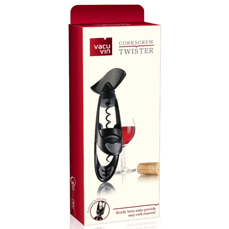Vacu Vin Twister Corkscrew / Wine Bottle Opener