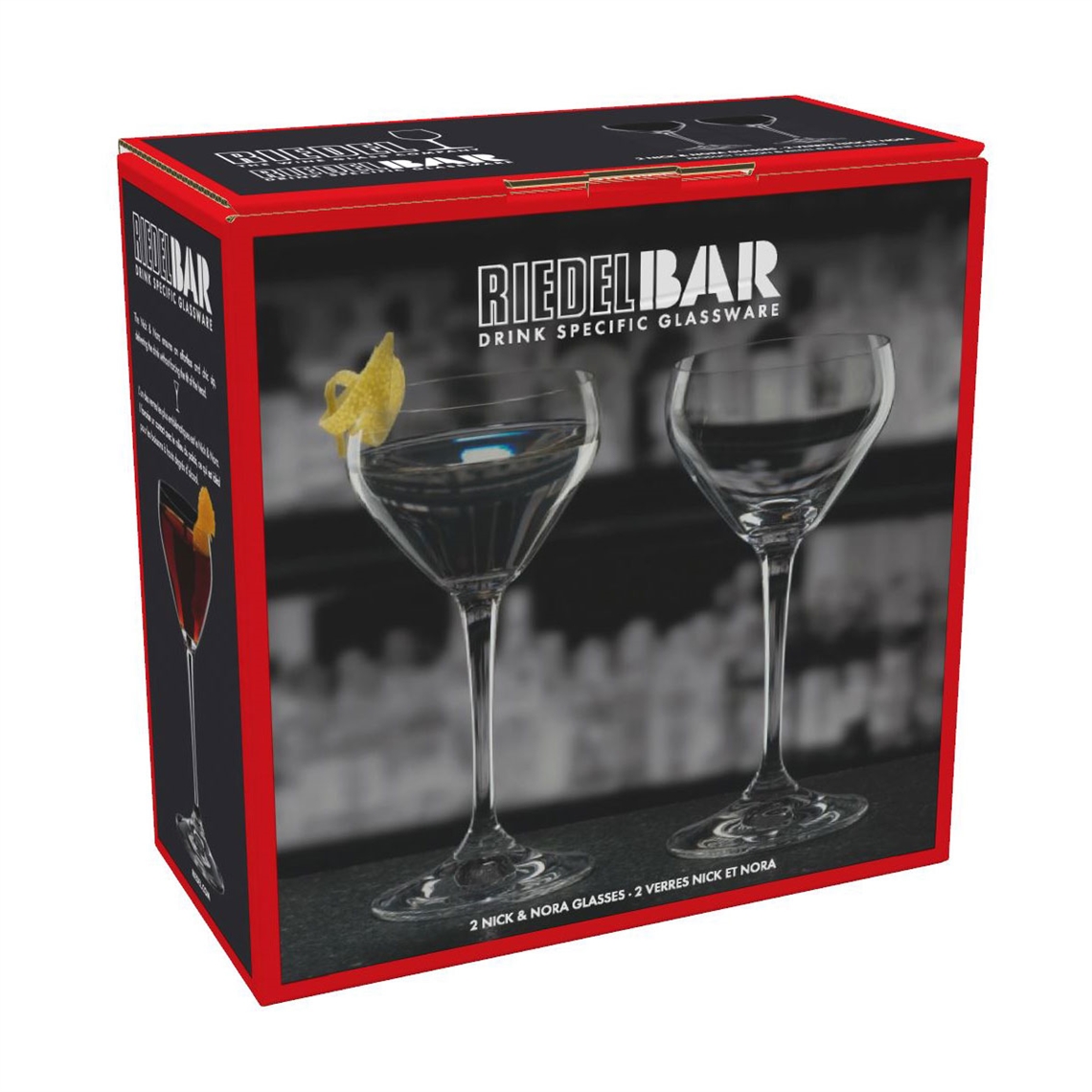 Riedel Bar Drink Specific Nick & Nora Glass - Set of 2 - 6417/05
