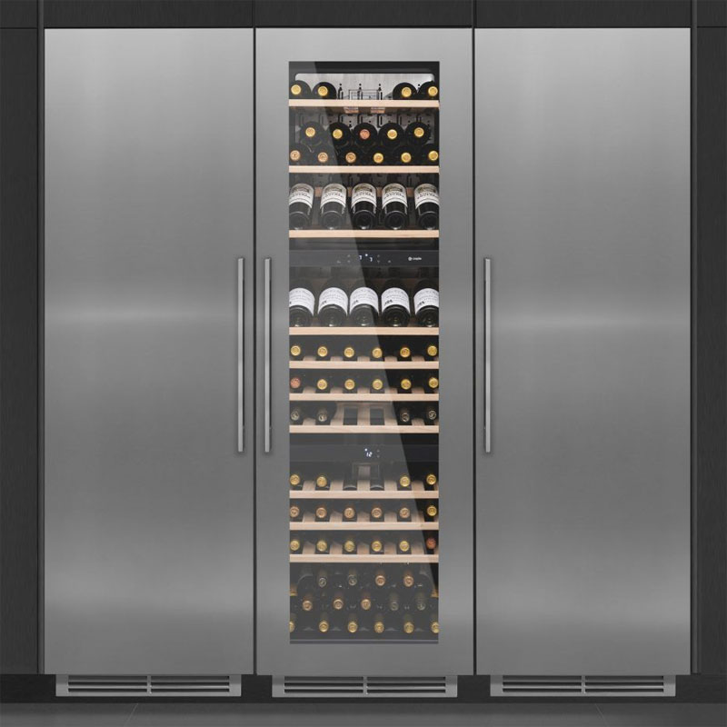 Caple Wine Cabinet Classic - 3 Temperature Slot-In - Stainless Steel WC1792