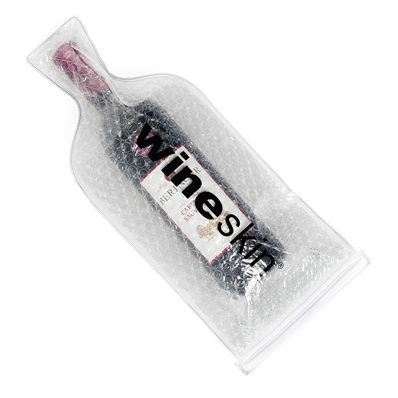 WineSkin Reusable Wine Bottle Protection/Transport Bag - Set of 5