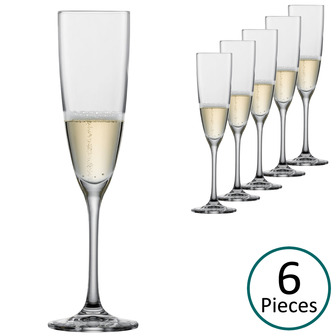 Schott Zwiesel Classico Champagne Glasses / Flute - Set of 6