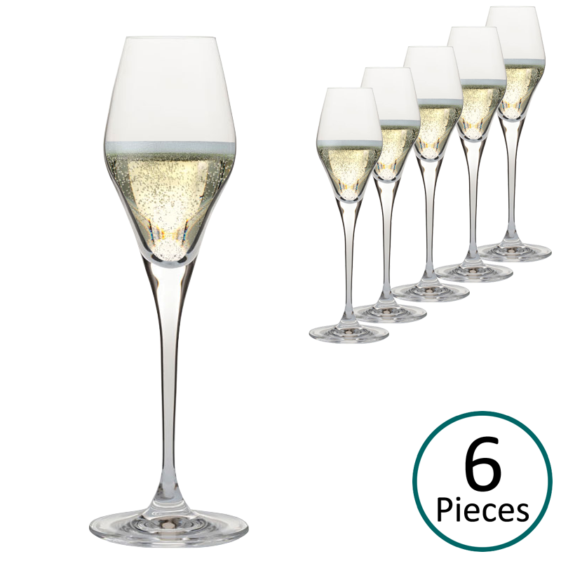 Glass & Co In Vino Veritas Prosecco Wine Glass - Set of 6