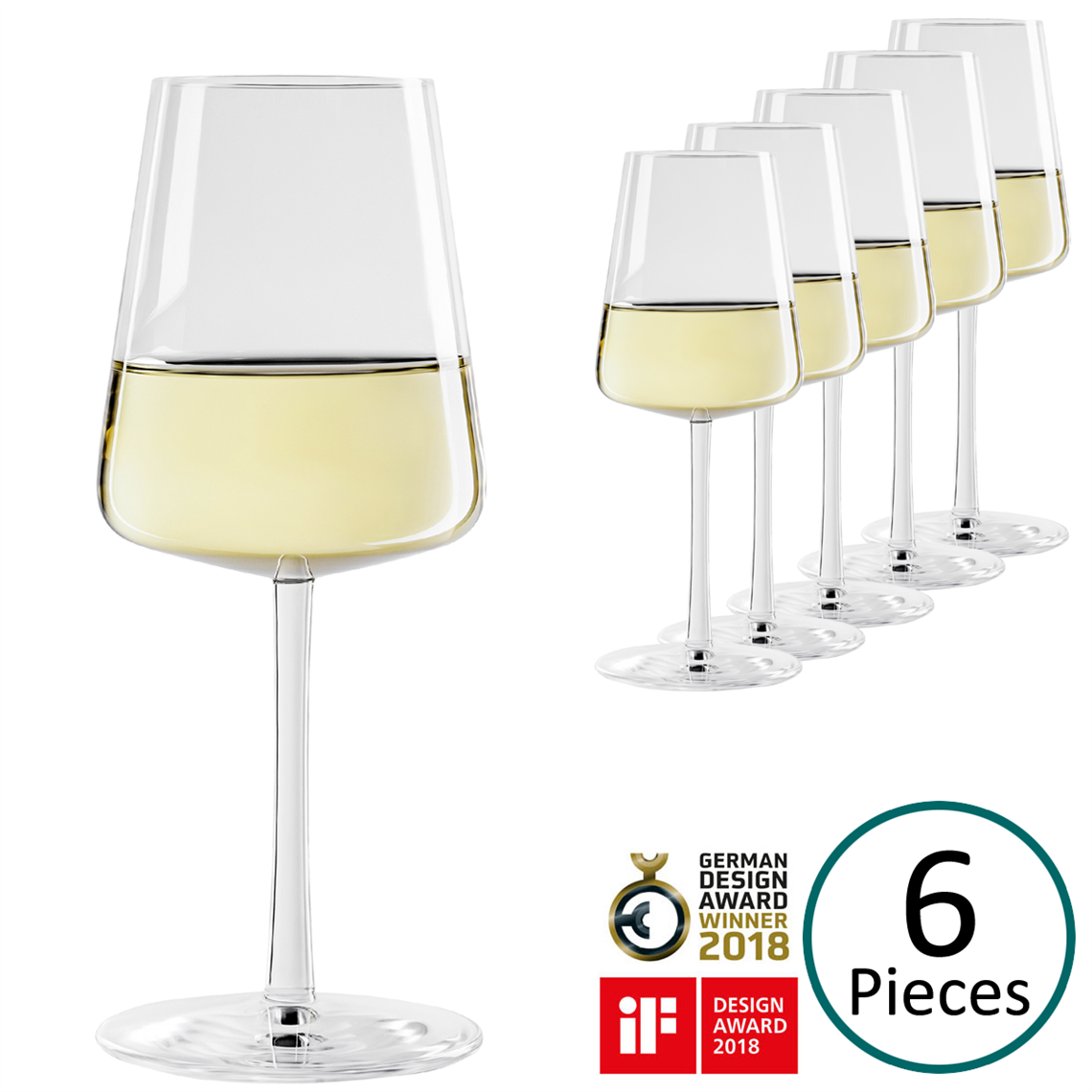 Stolzle Power White Wine Glass - Set of 6