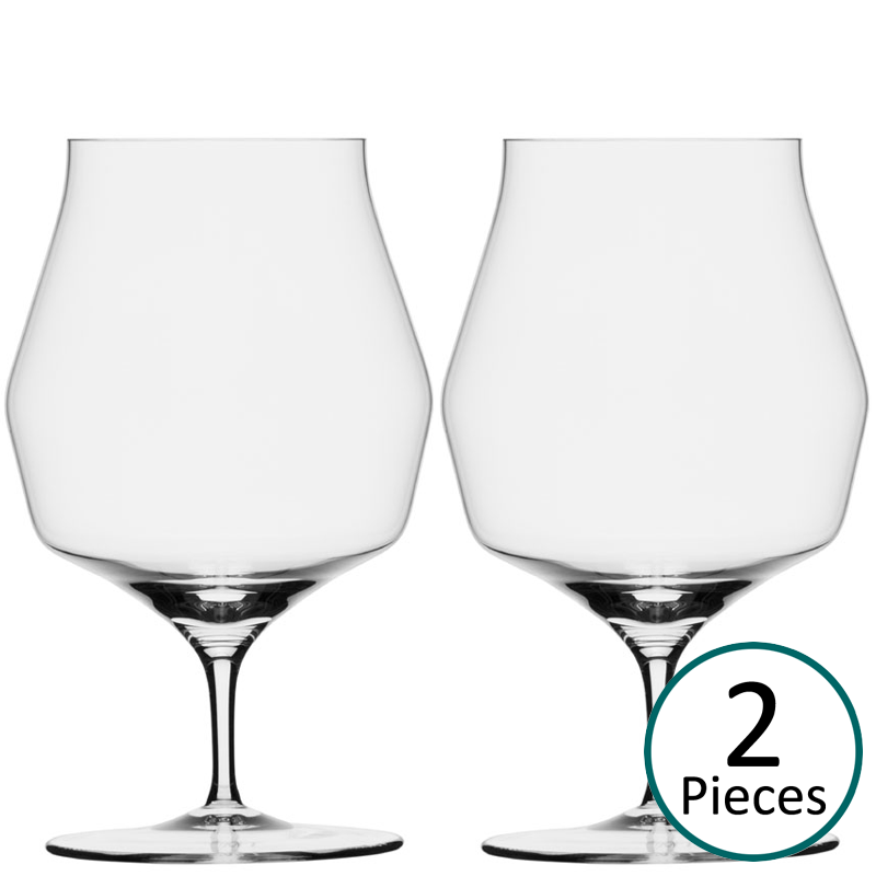 Mark Thomas Double Bend Beer Glass - Set of 2