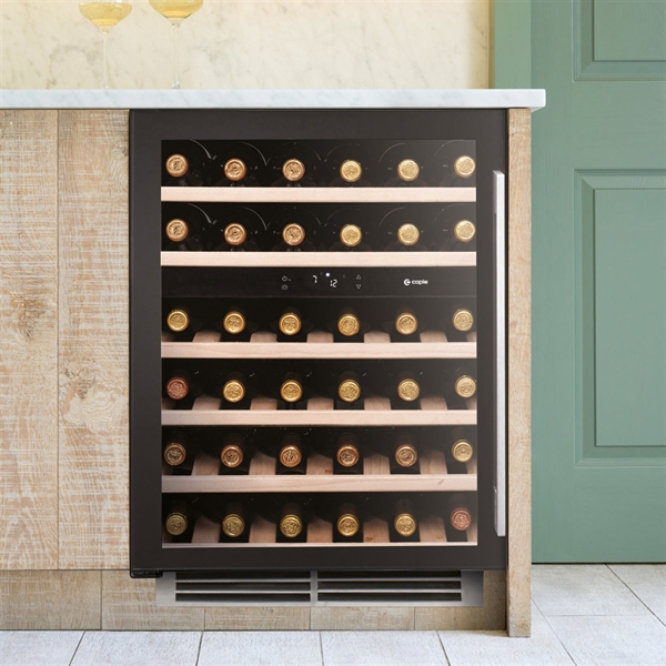 Caple Wine Cabinet Sense - 2 Temperature Slot-In - Black Wi6136