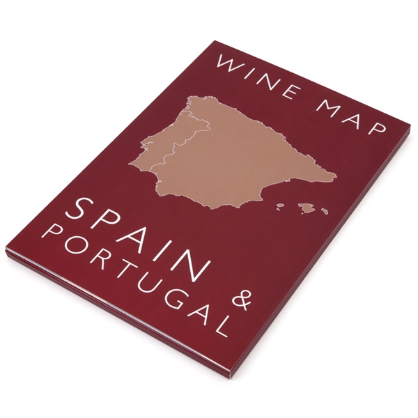 De Long’s Wine Map of the Iberian Peninsula (Spain & Portugal) - Bookshelf Edition