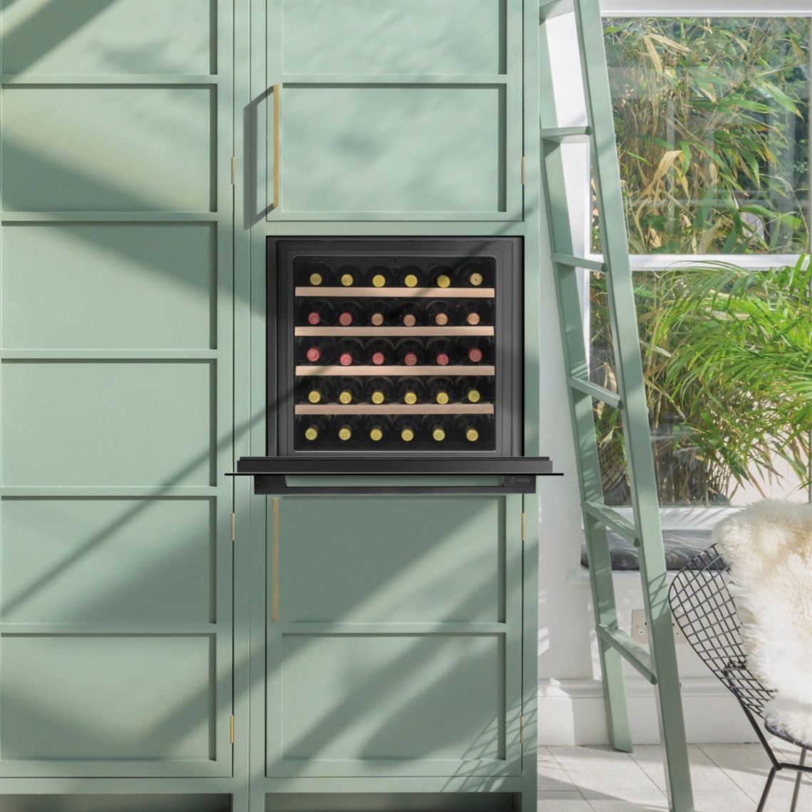 Caple Wine Cabinet Sense - Single Temperature Slot-In - Gunmetal WC6100GM