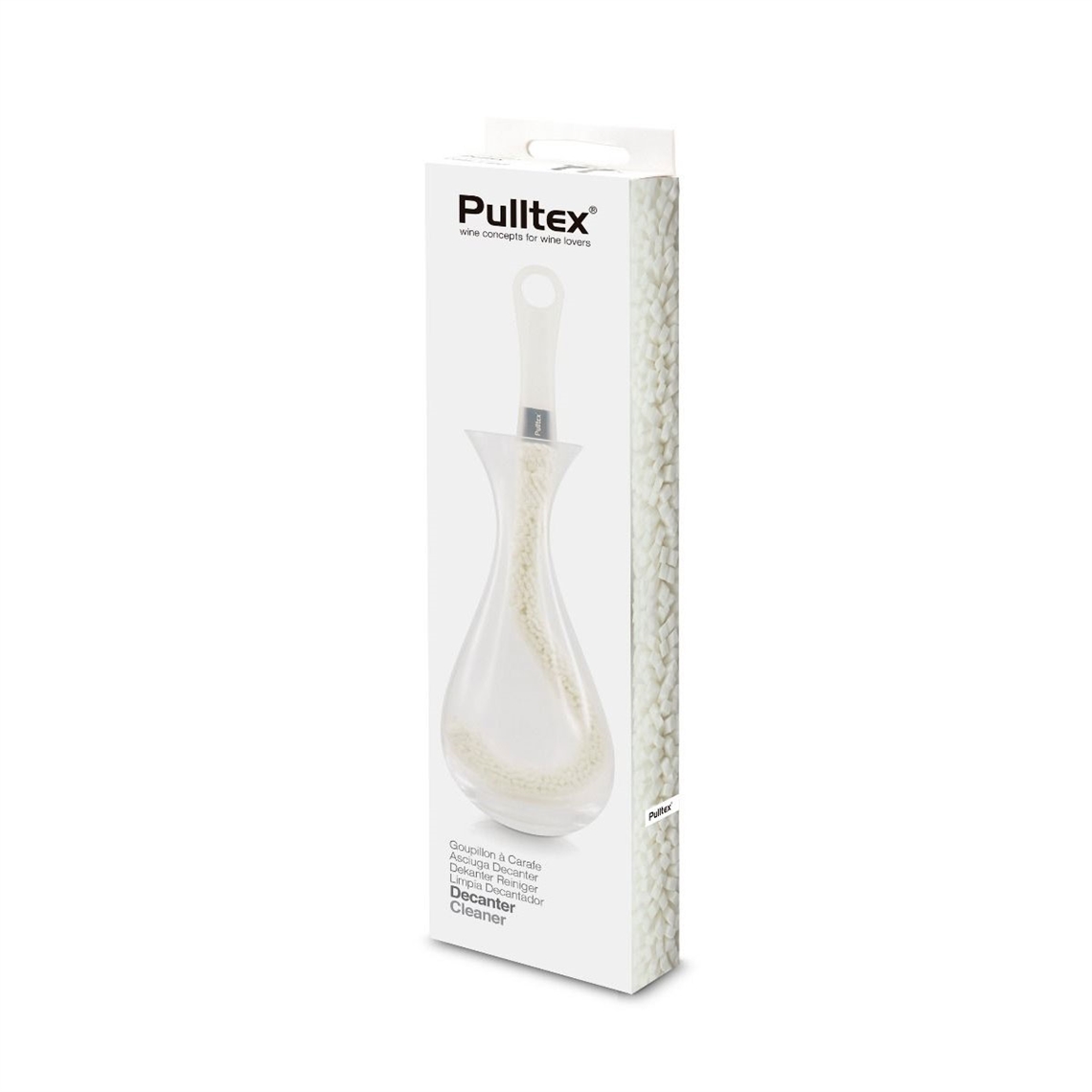 Pulltex Wine Decanter Brush & Glass Cleaning Brush - Set of 2