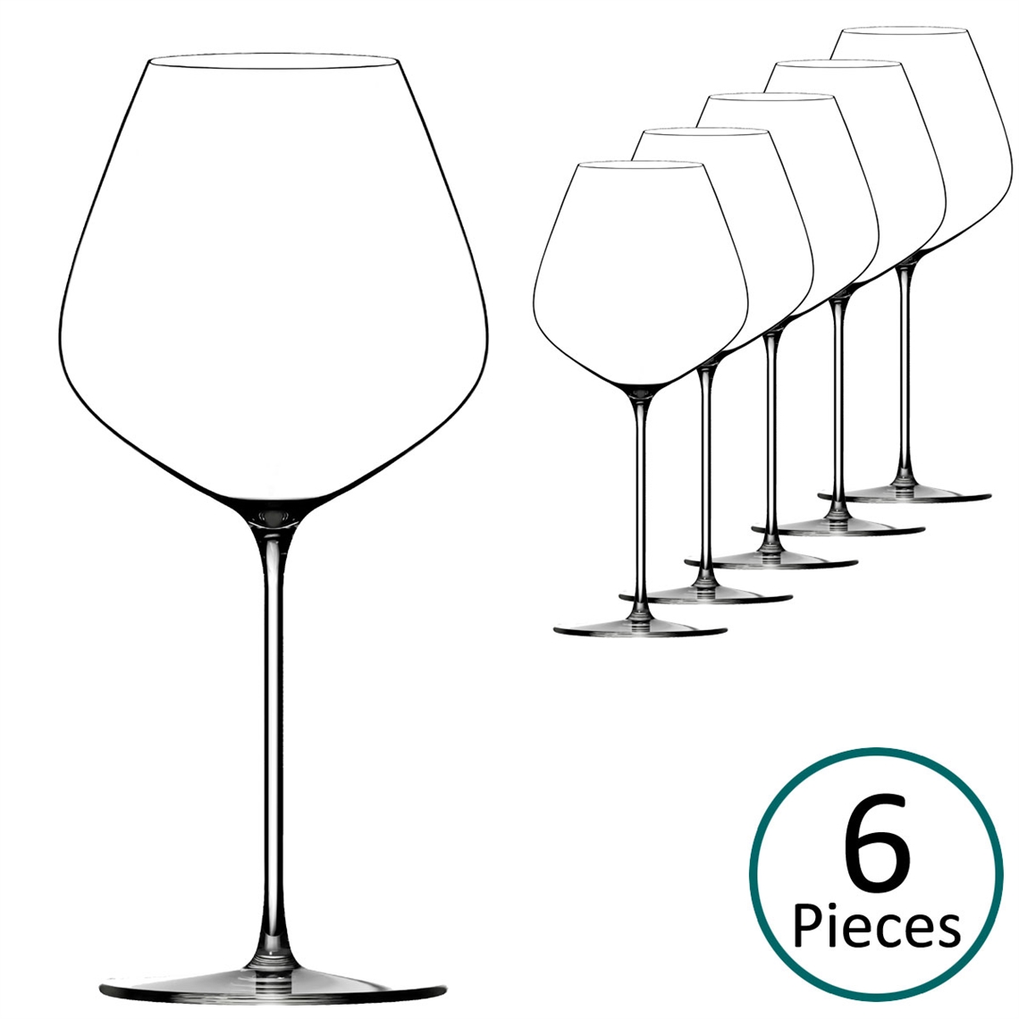 Lehmann Glass G.Basset Hommage Red Wine Glass 720ml - Set of 6