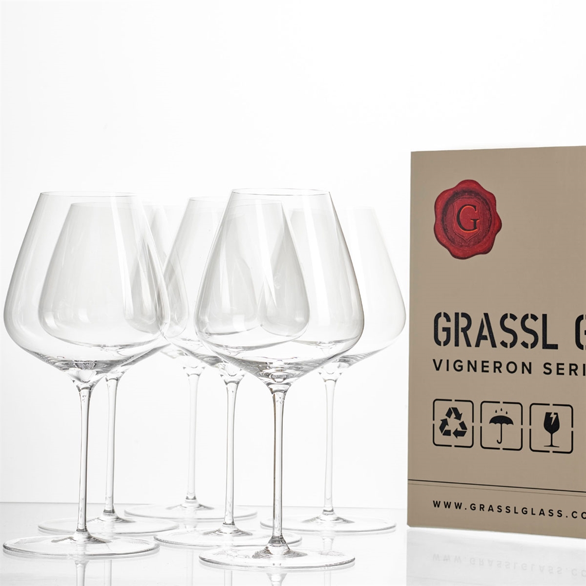 Grassl Glass Vigneron Series Cru Red Wine Glass - Set of 6