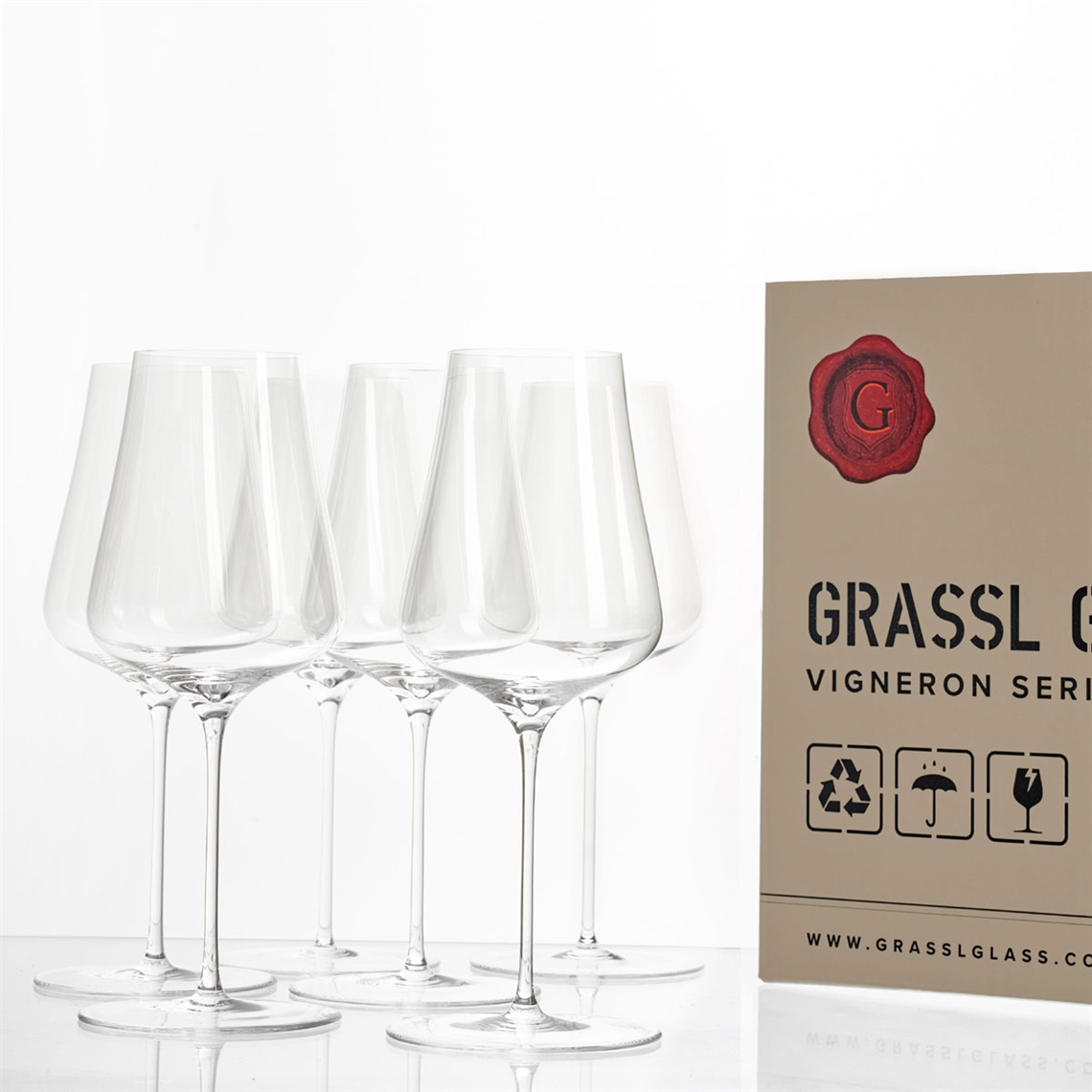 Grassl Glass Vigneron Series Liberte All Round Red & White Wine Glass - Set of 6