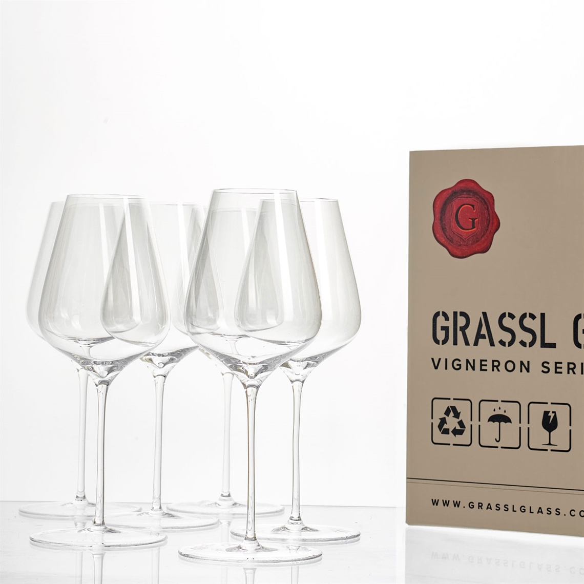 Grassl Glass Vigneron Series Mineralite White Wine Glass - Set of 6