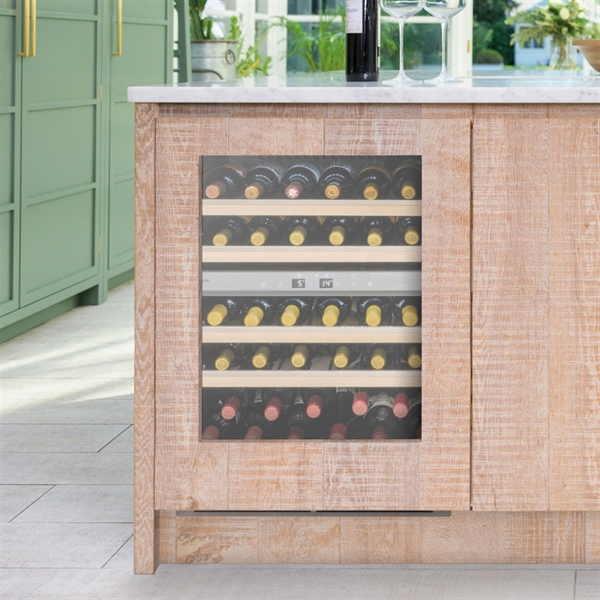 Caple Wine Cabinet Sense Premium - 2 Temperature Zone Slot-In - Stainless Steel Wi6161