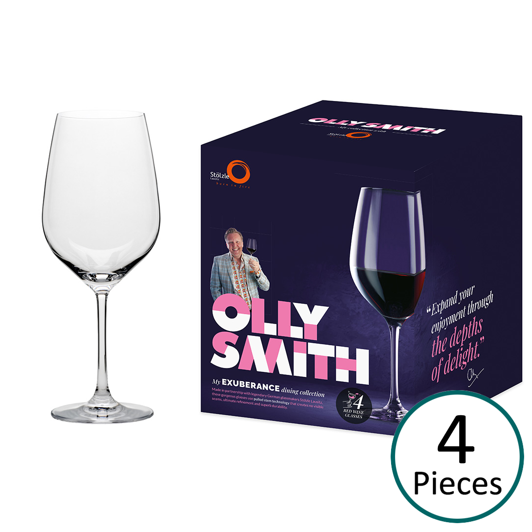 Stolzle Olly Smith Exuberance Collection Red Wine Glass - Set of 4